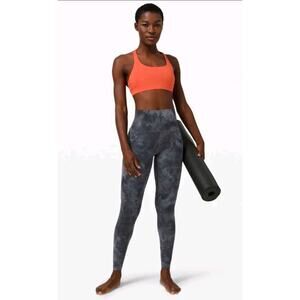 Lululemon Align Hi-Rise Pant 28" - Diamond Dye Graphite Grey Bronze Green SZ 12